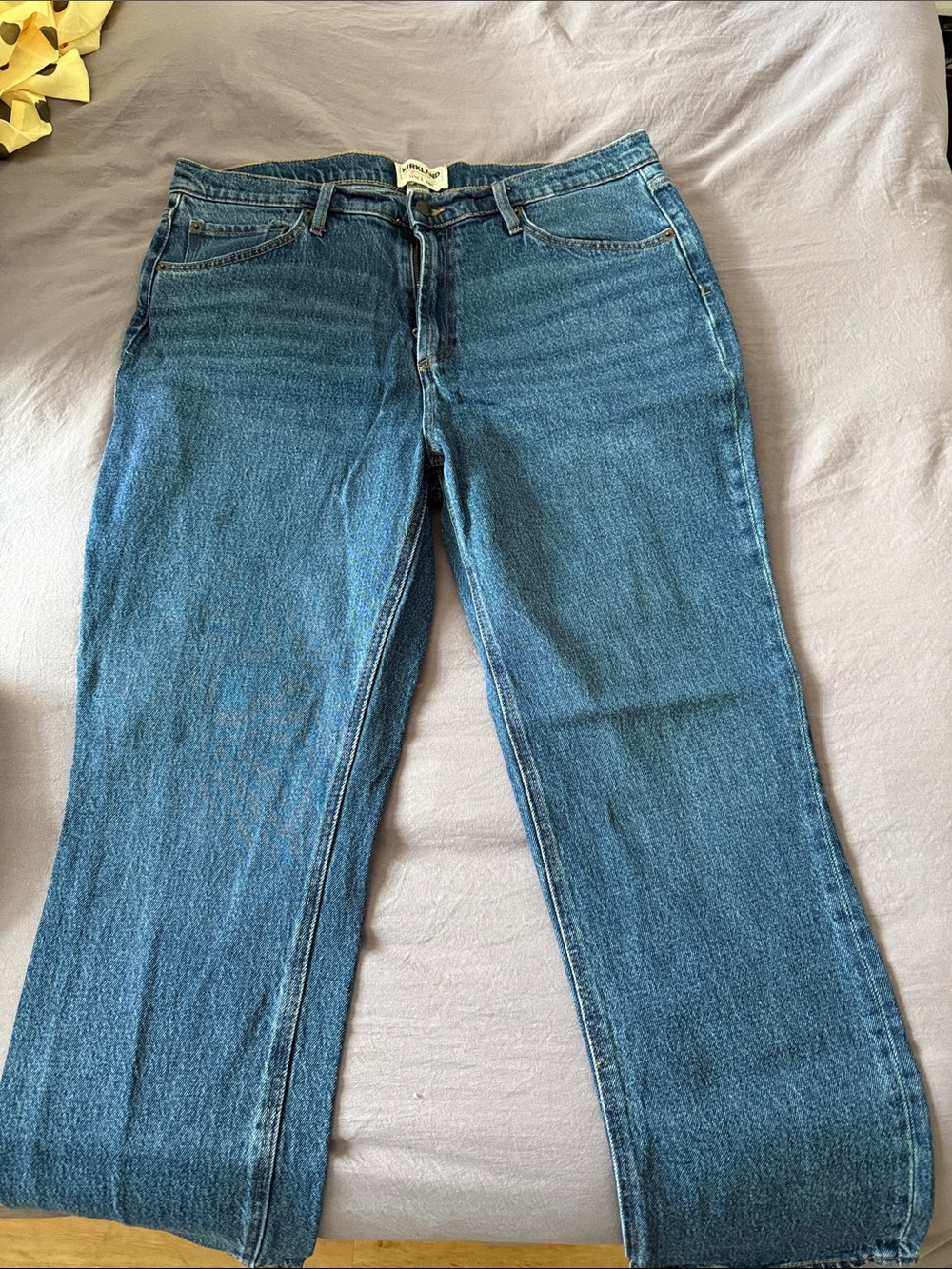 Kirkland Signature Women's Straight Leg Blue Jeans